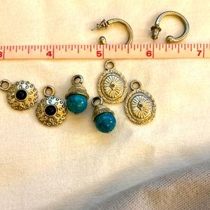 Southwest style charm earrings- 4pc set